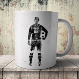 Female Soccer Goalie Kaffeetasse