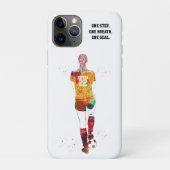 Female Soccer Player iPhone 11 Pro Case (Rückseite)