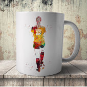 Female Soccer Player  Kaffeetasse