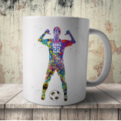 Female Soccer Player Kaffeetasse