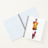 Female Soccer Player Notizblock (Innenseite)
