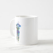 Female Softball Player Kaffeetasse (Vorderseite Links)