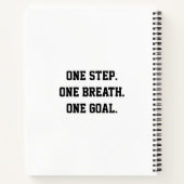 Female Softball Player Notizblock (Rückseite)