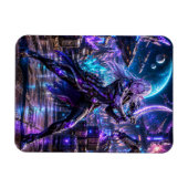 Female Space Pirate — Alien Duelist Magnet (Horizontal)
