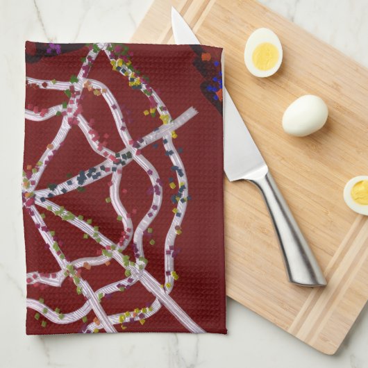 Female Spider Pharaoh Kitchen Towel Geschirrtuch (Viertel Falte)