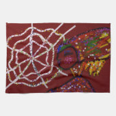 Female Spider Pharaoh Kitchen Towel Geschirrtuch (Horizontal)