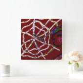 Female Spider Pharaoh  Quadratische Wanduhr (Zuhause)