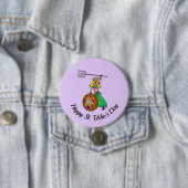 Female St. Urho's Day Round Button (Beispiel)