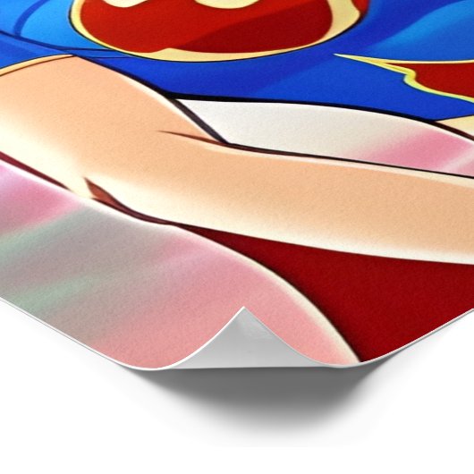 Female Superhero Poster (Ecke)