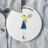 Female Tennis Player Button (Beispiel)
