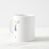 Female Tennis Player Kaffeetasse (Vorderseite Links)