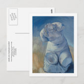 Female Torso Van Gogh Fine Art Postkarte (Vorne/Hinten)