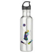 Female Volleyball Player Edelstahlflasche (Vorderseite)