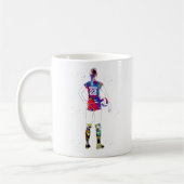 Female Volleyball Player Kaffeetasse (Links)