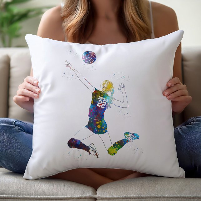 Female Volleyball Player Kissen (Von Creator hochgeladen)