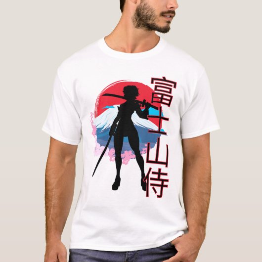 Female Warrior Mt. Fuji T-Shirt (Vorderseite)