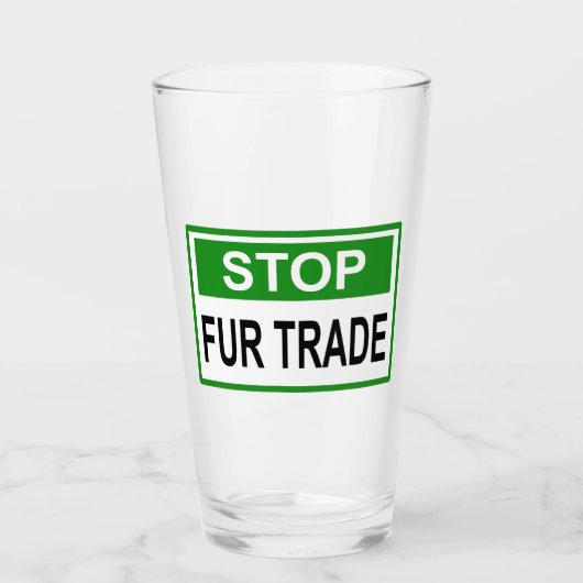 Femaler Handel stoppen Grün Glas (Vorderseite)