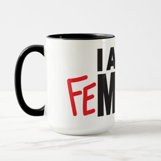 FeMANist Man-Tasse Tasse (Links)