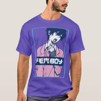 Femboary Aesthetic Japanese Anime Boy Crossdressin T-Shirt