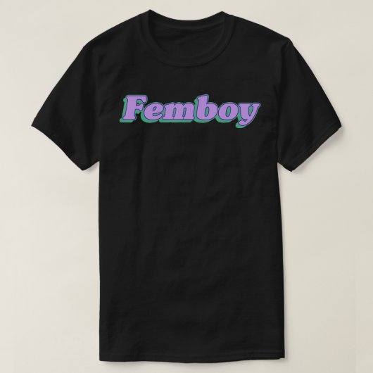Femboy Aesthetic Crossdressing T-Shirt (Design vorne)