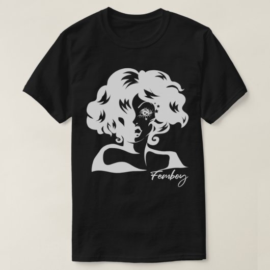 Femboy Crossdressing Crossdresser T-Shirt (Design vorne)