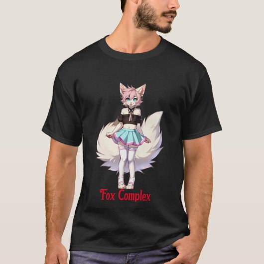 Femboy Fox T - Shirt (Vorderseite)
