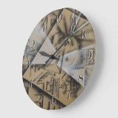 Feminina Backlock Große Wanduhr (Winkel)