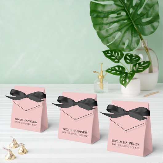 Feminine Birthday Party Favor Design | Blush Rose Geschenkschachtel (Zahlreiche)