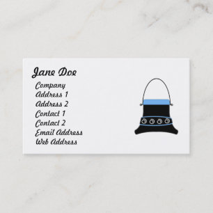 Feminine Blue Business Cards Visitenkarte