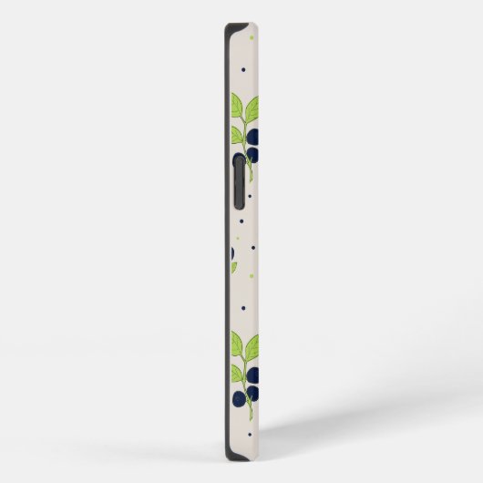 Feminine Blueberry Phone Case iPhone Hülle (Rechte Seite)