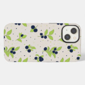 Feminine Blueberry Phone Case iPhone Hülle (Rückseite (Horizontal))