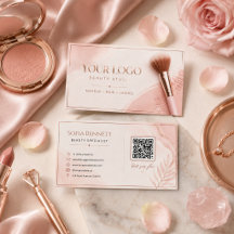 Feminine Blush Roségold-QR-Code-Salon-Branding