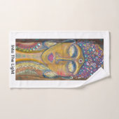 Feminine Buddha Originalkunst Handtuch (Handtuch)
