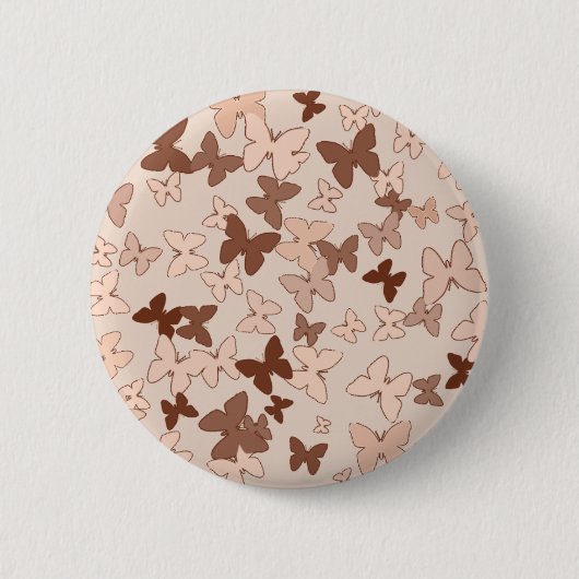 Feminine Butterflies Button (Vorderseite)