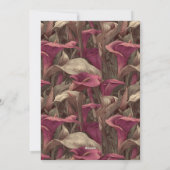 Feminine Call Lilies Aesthetic Romantic Party Einladung (Rückseite)