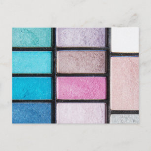 Feminine Colorful Makeup Artist Postkarte