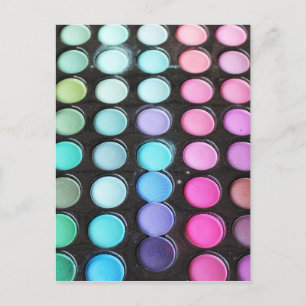 Feminine Colorful Makeup Artist Postkarte