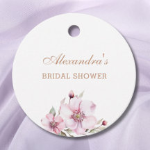 Feminine Dusty Pink Roses Brautparty Vielen Dank