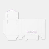 Feminine & Elegant Birthday Party Favor Design Geschenkschachtel (Ungefaltet)