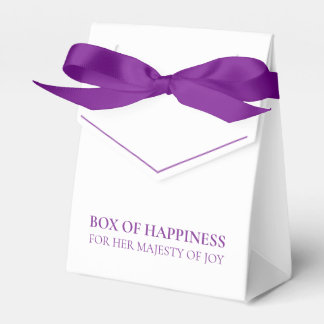 Feminine & Elegant Birthday Party Favor Design Geschenkschachtel