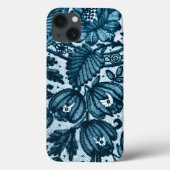 Feminine Elegant Blaufass Case-Mate iPhone Hülle (Rückseite)