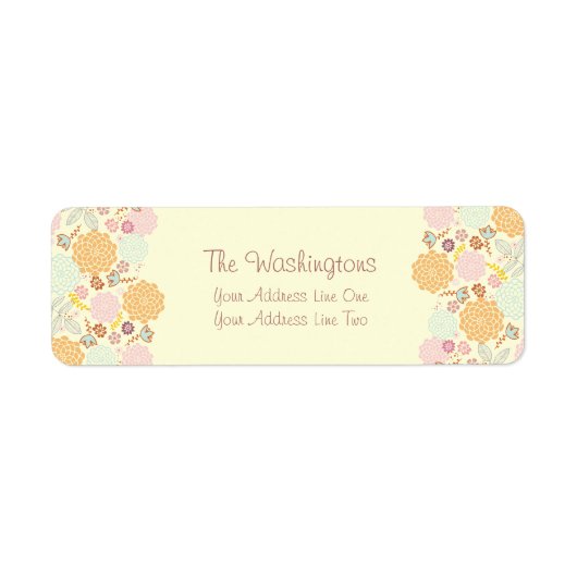 Feminine Extravagant Moderne Blumenwelt Personalis (Vorne)