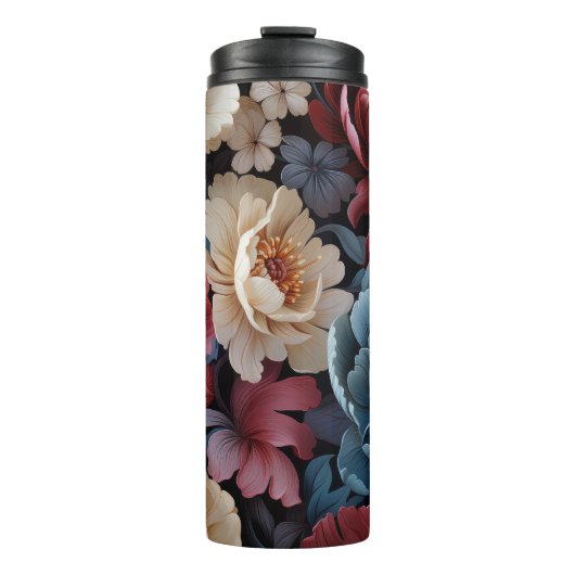 Feminine Fall Florals Tumbler Thermosbecher (Vorderseite)