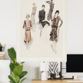 Feminine Fashion Poster (Heimbüro)