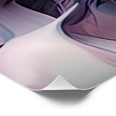 Feminine Floral Envelopment Poster (Ecke)