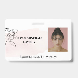 Feminine Foto ID Tag Abzeichen Ausweis