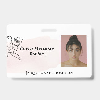 Feminine Foto ID Tag Abzeichen Ausweis