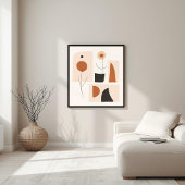 Feminine Geometric Line Art Set V Poster