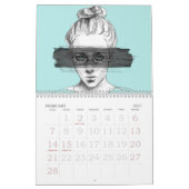 Feminine Girl Original Illustrations art Artist Kalender (Feb 2027)
