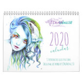Feminine Girl Original Illustrations art Artist Kalender (Titelbild)